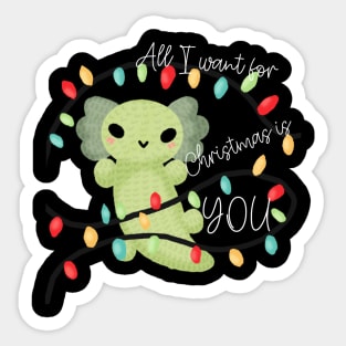 All I want for Christmas Sticker